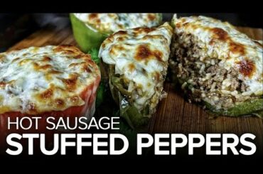 Recipe: Hot Sausage Stuffed Peppers