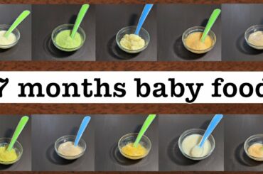 7 months baby food recipes | 10 recipes for 7 months baby