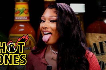 Megan Thee Stallion Turns Into Hot Girl Meg While Eating Spicy Wings | Hot Ones