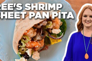 Ree Drummond's Shrimp Sheet Pan Pita | The Pioneer Woman | Food Network