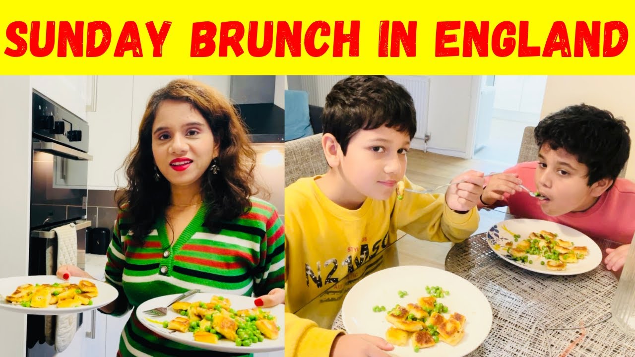 Sunday Brunch in England Italian recipe | Indian family in England Sunday Brunch in England Italian recipe | Indian family in England