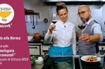 15 Minute Italian Dinner Recipe  | Pasta alla Norma paired with a Floramundi Donnafugata