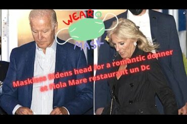 #Biden recorded breaking  #DC's #maskmandate by walking through a restaurant #FiolaMare maskless.