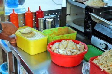 Italian Pasta Recipe with Extreme Salad Cutting Skills | Bangladeshi Street Food