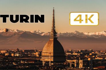 Turin, Italy City 4K - Top Italian Destinations Torino