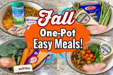 WHAT'S FOR DINNER? 5 Tried & True ONE-POT Meals! | The EASIEST Weeknight Recipes! | Julia Pacheco