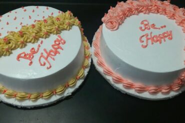 super soft italian sponge cake recipe/ vanilla birthday cake decoration