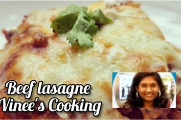 Italian Beef Lasagne| Christmas Lasagne| Restaurant style Lasagne| Dinner Recipe| Vinee's Cooking