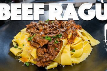 BEEF RAGU PASTA RECIPE (BETTER THAN BOLOGNESE?) | SAM THE COOKING GUY