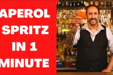 1 Minute   Aperol Spritz / Let's Talk Drinks