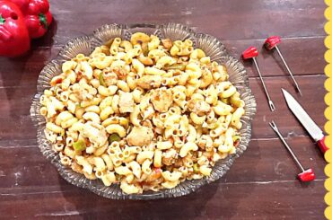 Chicken Macaroni Quick & Delicious | Pasta | Chili Chicken | Spicy | Cheesy | Italian food | Recipes