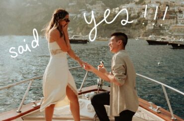 the dreamiest proposal in italy.... I SAID YES!