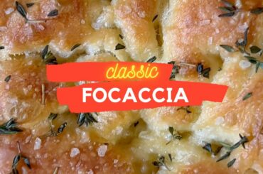 Classic Focaccia | Easy Italian Bread | Cooking with Pina