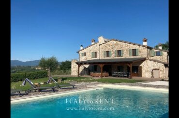 Villa Rosmarino. Holiday Villa with pool. Italy, Umbria. Air conditioned, scenic views, sleeps 10