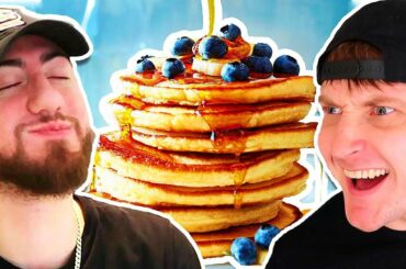 Who Can Cook The Best PANCAKES?! *TEAM ALBOE FOOD COOK OFF CHALLENGE!*