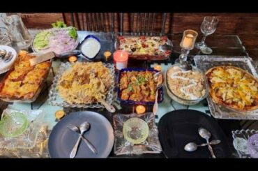 Dawat Vlog - iss Dawat Ne Sab Ka Dil Loot Liya- italian Roast -Crunchy Dessert-Malai Pizza -Lasagnia