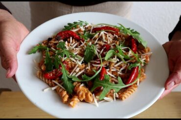 Recreating My Favourite Pizza as a Pasta Dish | ASMR, Cooking Sounds, Italian Cuisine, Vegan Food