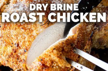 Crispy Italian Roast Chicken [With Dry Brine Seasoning]