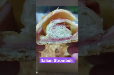 Italian Stromboli - Italian Food - Una_Cake #shorts