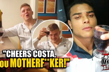 Marvin Vettori TROLLS Paulo Costa with a Bottle of Wine & Leaves him a RUDE Farewell Message