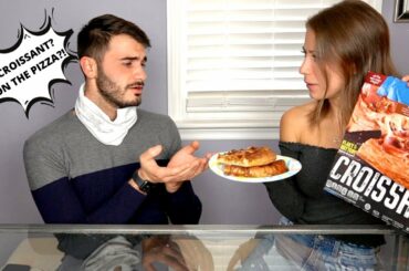 MY ITALIAN HUSBAND TRIES FROZEN PIZZA!