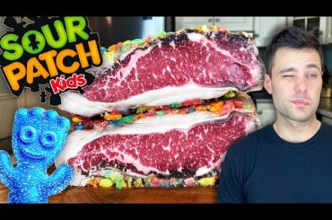 I dry aged a steak in SOUR PATCH KIDs (+ mystery dry age)