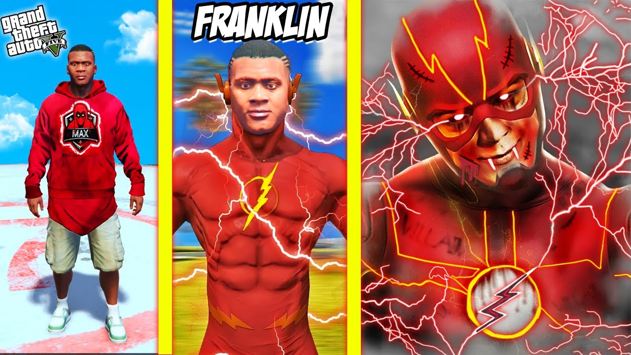 FRANKLIN Becomes An EVIL FLASH In GTA 5… FRANKLIN Becomes An EVIL FLASH In GTA 5...