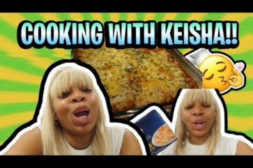 COOKING WITH KEISHA STUFFED JUMBO PASTA SHELLS!!