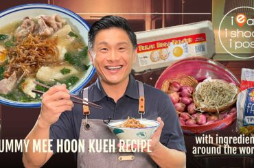 Yummy Mee Hoon Kueh Recipe - with ingredients around the world