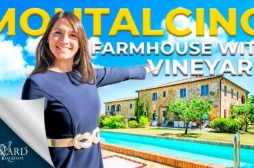 Farmhouse with Vineyard For Sale In Montalcino | Lionard