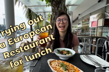 Lunch in a European Restaurant // Vivo city// Singapore food vlog//