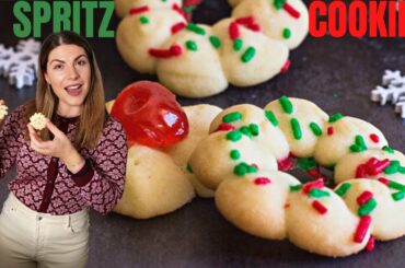 Traditional Italian SPRITZ COOKIES - 12 Weeks of Christmas Cookies