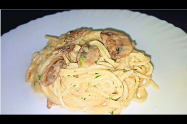 Creamy Garlic Mushroom Pasta Recipe |Pasta with Garlic Mushroom Sauce| Asfia's Recipe Journal
