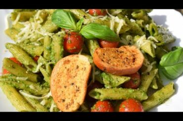 Pesto Pasta Recipe | How to make Pesto sauce Pasta #pasta #basil #pesto #shorts #italian #pestosauce
