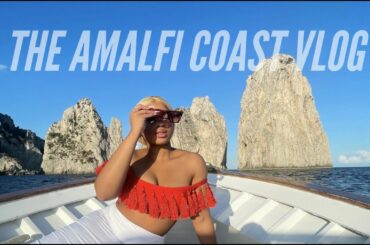 AMALFI COAST VLOG | wine tasting, Italian adventures, beaches, black girl luxury, grottos, and more