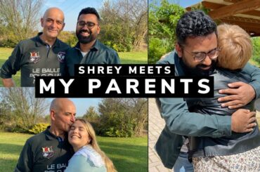 My INDIAN HUSBAND meets my ITALIAN PARENTS *Emotional Moment*