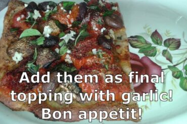 Italian inspired delicious vegan pizza recipe (full recipe in the description)