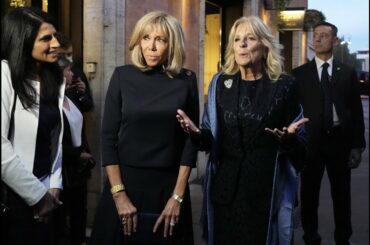Jill Biden Meets (and Sips White Wine) with France's Brigitte Macron Ahead of Summit: 'Just Like Sis