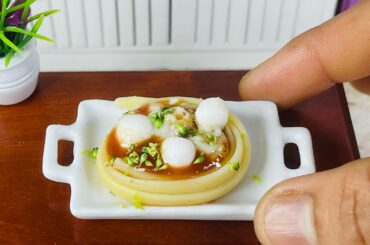 Miniture Spaghetti and Meatballs / Italian Recipe/ ASMR /Miniture Cooking /Mini food/Sri lankan