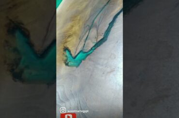 Epoxy Resin dining tables Sapori di Carlo Restaurant North Coast www.woodmartegypt.com #epoxy