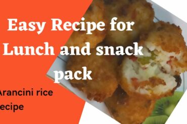 Arancini recipe| Arancini rice balls| Italian-easy recipe made by Simple lifestyle(SLS)