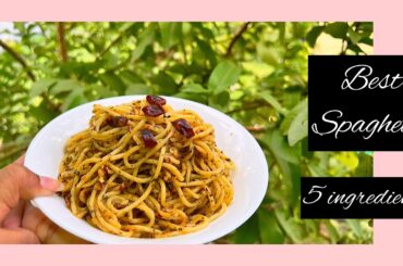 Spaghetti pasta | 5 ingredients | Italian Recipe | Deepti Dash