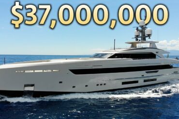 Inside a $37,000,000 Italian Luxury Megayacht with a Helipad