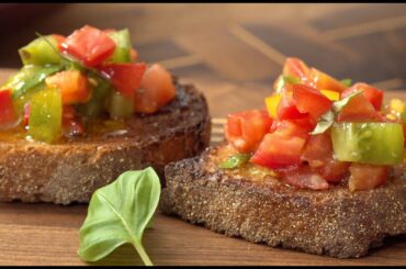 How to make Italian Bruschetta 3 ways | Christine Cushing