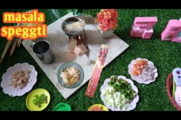 masala speggtie||masala noodles|| miniature speggti||kids cooking