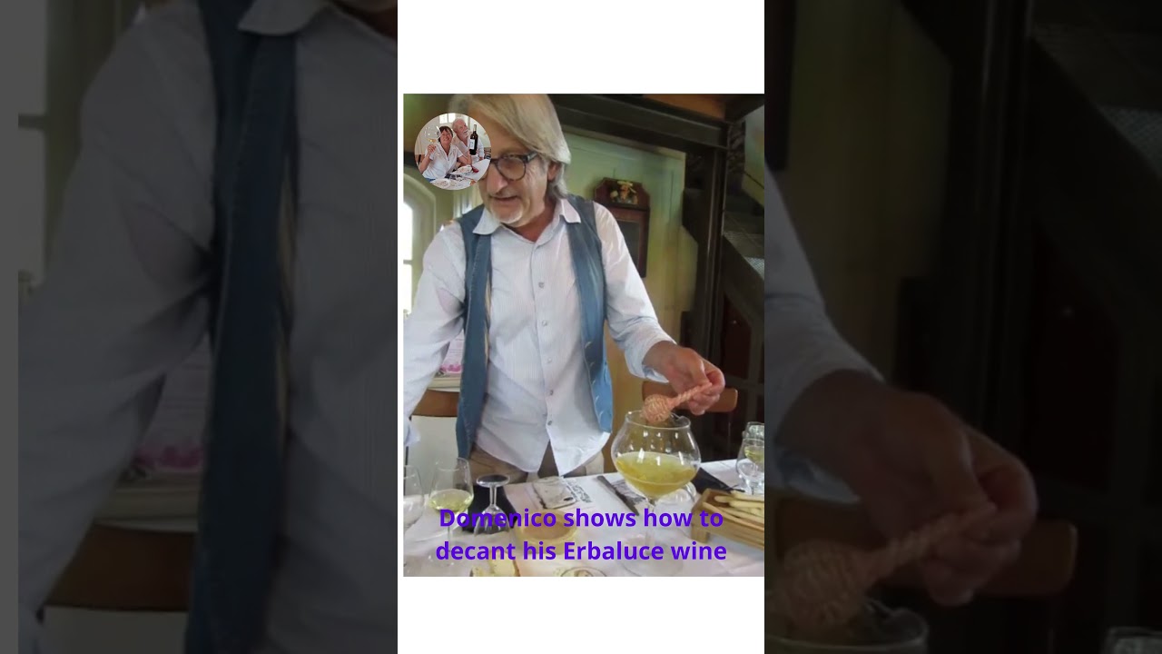 ERBALUCE WINE TASTING IN PIEMONTE CANAVESE #short ERBALUCE WINE TASTING IN PIEMONTE CANAVESE #short