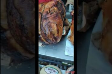 #seen along the way#italian street food#roasted pig head