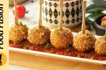 Mozzarella Balls with Marinara Sauce Recipe By Food Fusion