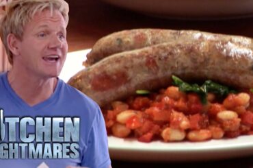 Gordon Teaches Chef To Cook A Simple Spicy Italian Sausage | Kitchen Nightmares
