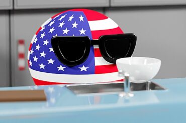 USA MAKES ITALIAN FOOD | Countryballs Animation